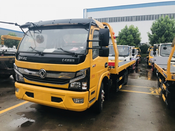 國六東風凱普特一拖二清障車(黃牌)