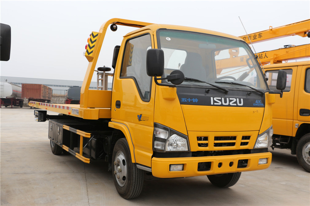 國六五十鈴黃牌一拖二清障車