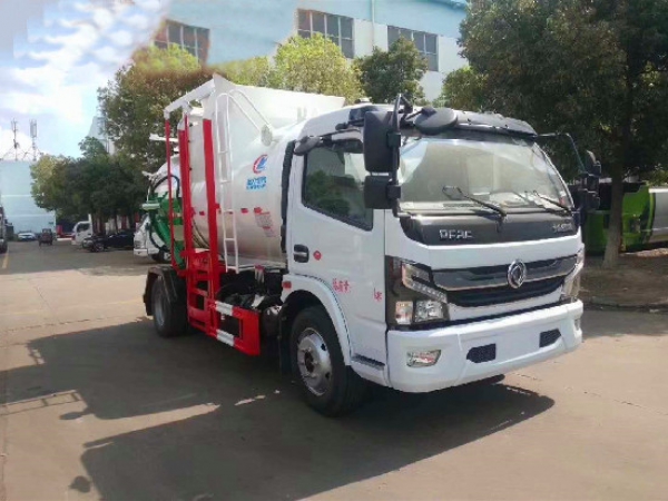 東風(fēng)多利卡國六8方(圓罐)餐廚垃圾車