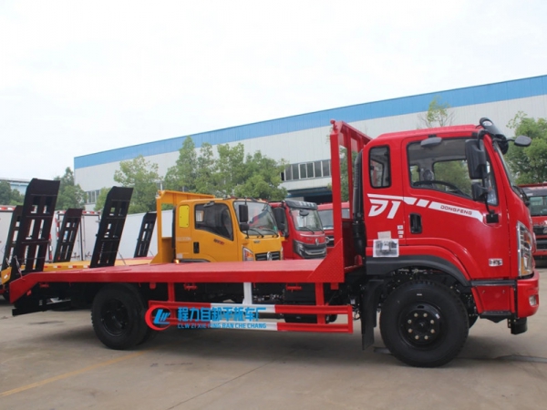 國六東風D1平板拖車