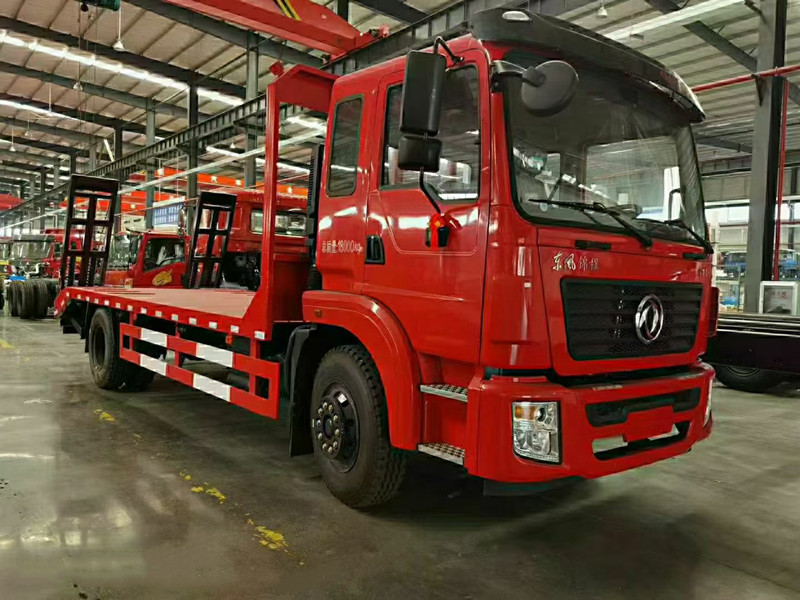 國六東風錦程平板拖車