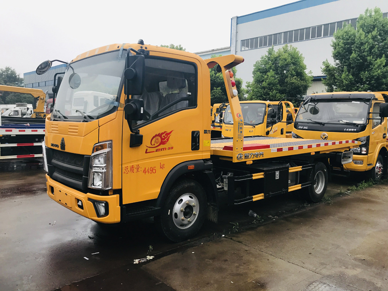 重汽豪沃平板清障車(chē)