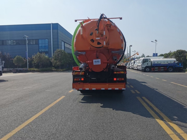 陜汽34方清洗吸污車
